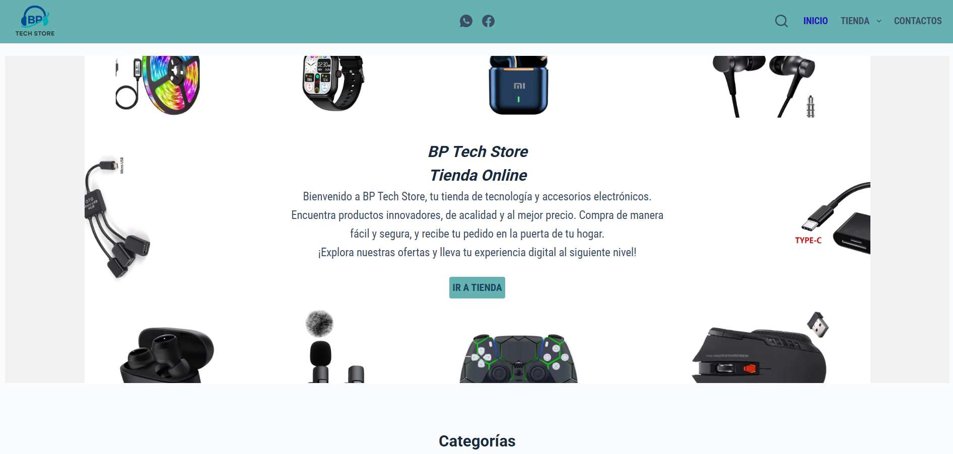 Vista previa del proyecto: Tienda de Tecnología