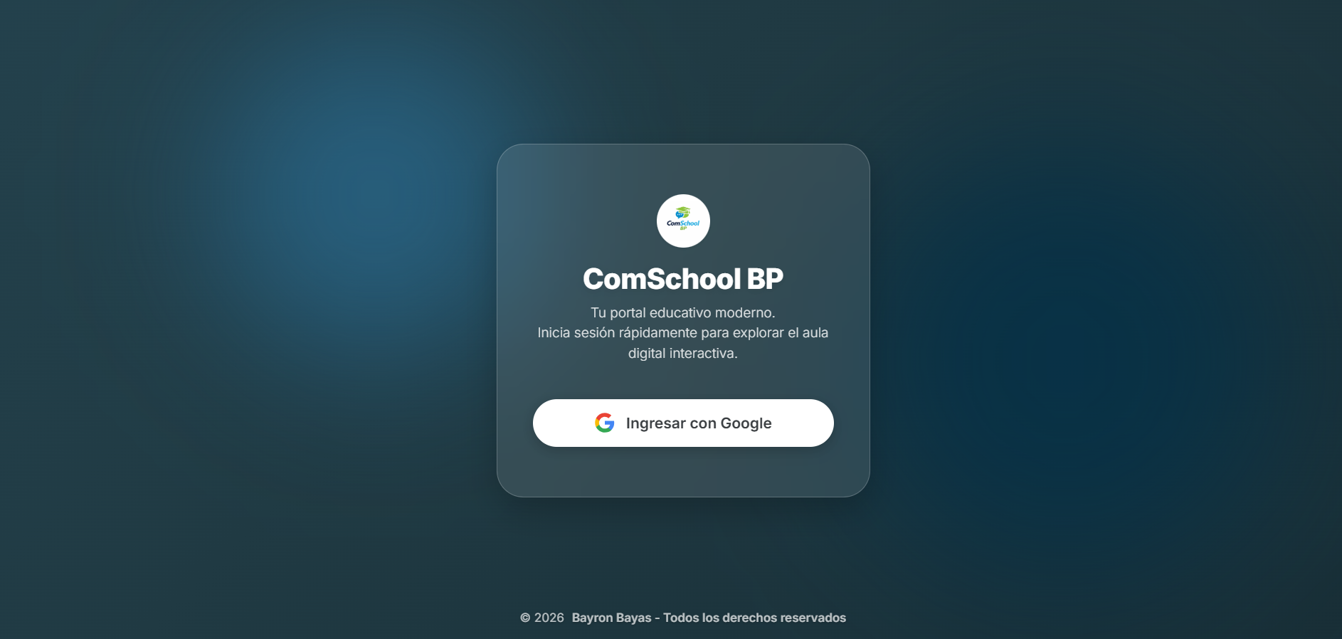 Vista previa del proyecto: Aplicación escolar