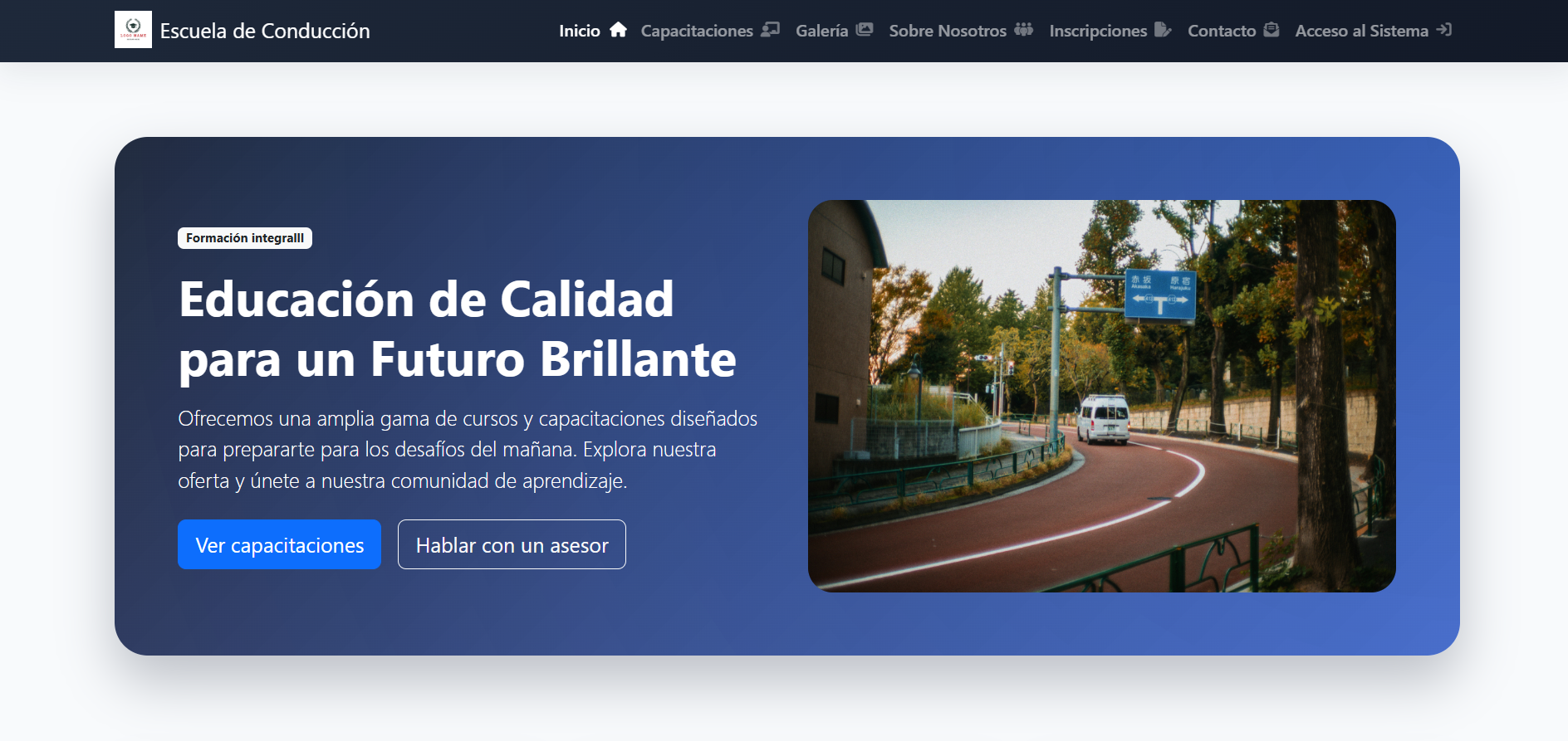 Vista previa del proyecto: Sistema Académico